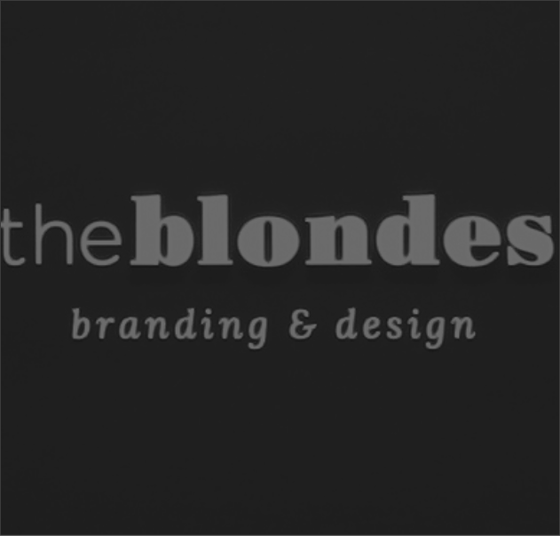 The Blondes branding and design agency logo representing bold and memorable brand identity